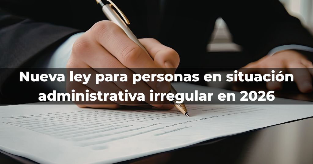 Sterna nueva ley para personas en situación administrativa irregular